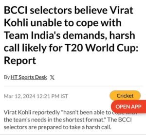 virat kohli t20